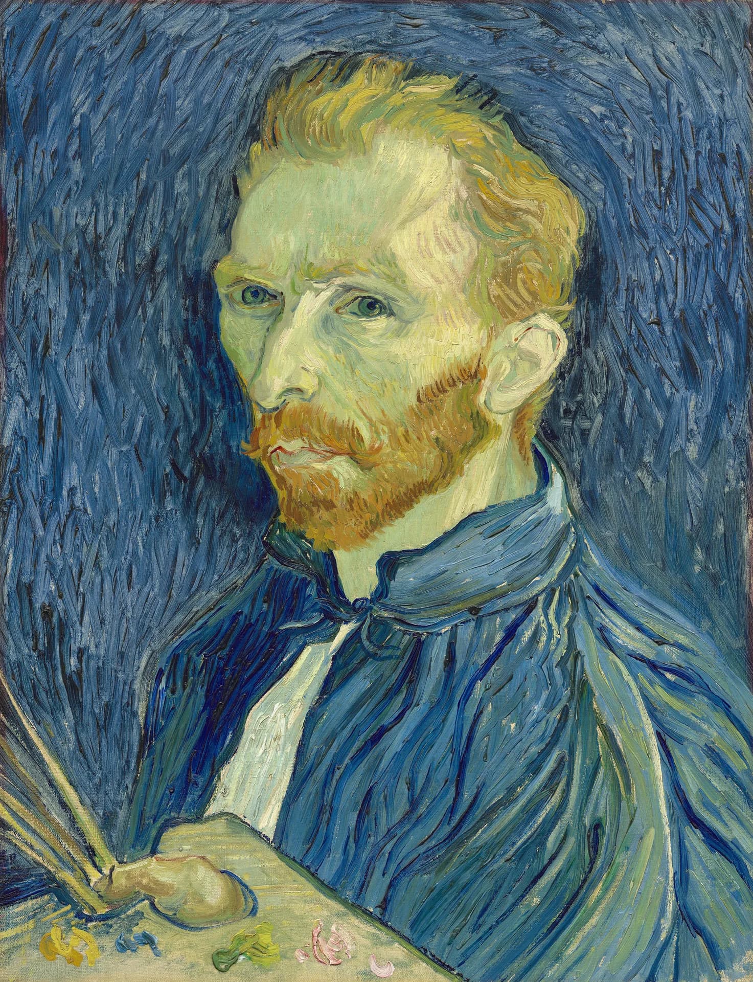 Vincent van Gogh, Self-Portrait, 1889, NGA 106382