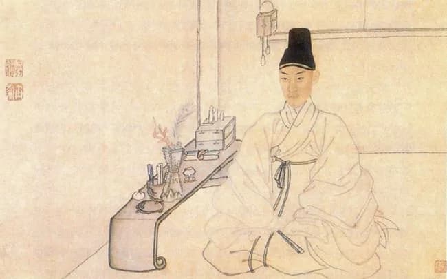 김홍도 자화상으로 전하는 그림